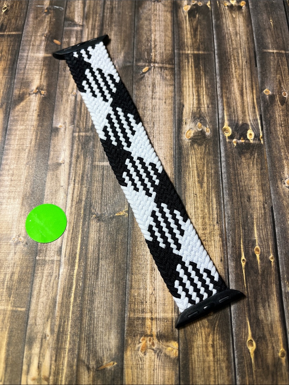 5for$10 Black ZigZag 38mm/40mm/41mm Apple Watchbands Woven Stretch Watchband